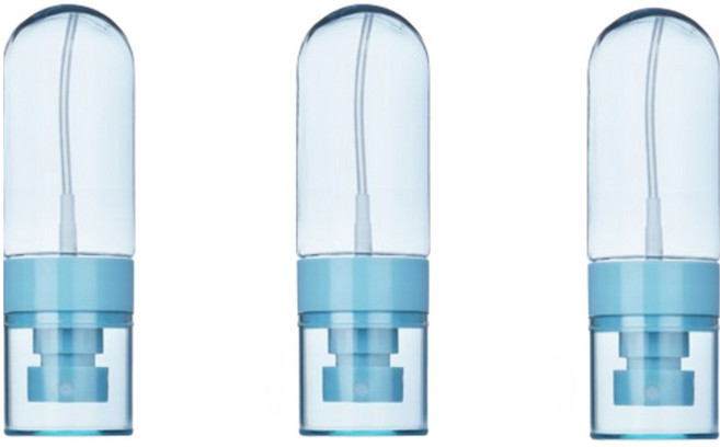 정상아이앤 휴대용 초미세 미스트 스프레이 분무기 공병 60ml, 혼합색상, 3개