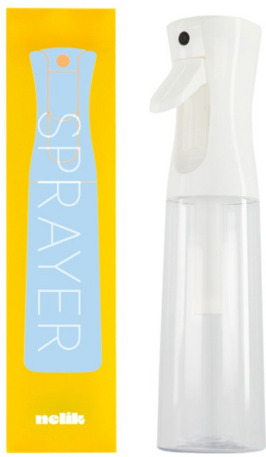넬릭 샤이니 압축 안개 분사 분무기 300ml, 1개, 화이트