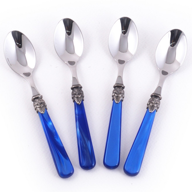 EME 나폴레옹 티스푼, 블루, 4개