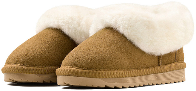 멜앤슈 아동용 윈터 스웨이드 스노우 털부츠