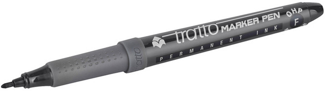 트라토 리라 영구 마카 F 검정 0.8mm F806803, 1개