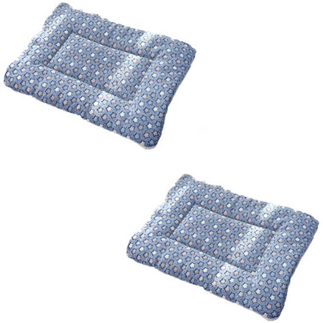 데이소이 고양이 보들보들 쿠션 매트, 05 다크그레이 스타, 2개