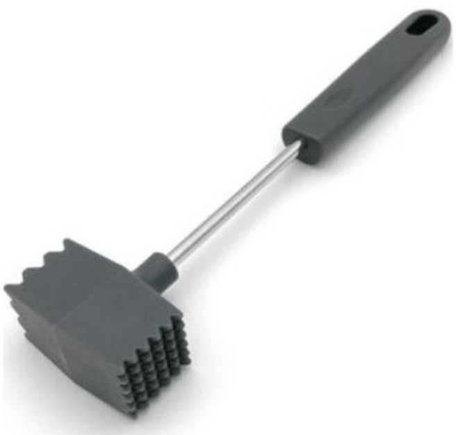 퀸스리빙 PP 양면 고기 망치 그레이, 1개