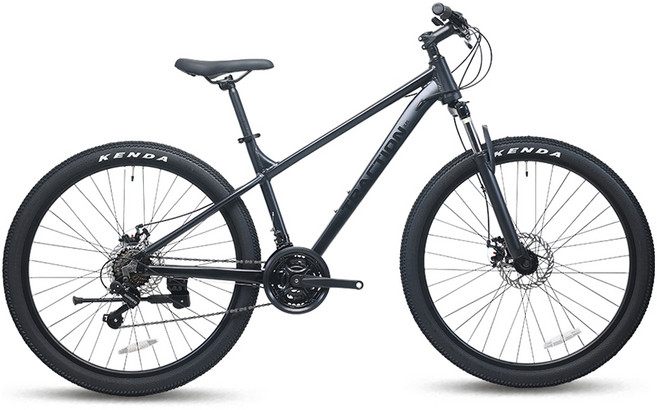 에이유테크 트랙션 서스펜션 알루미늄 시마노 21단 27.5인치 MTB 자전거, 무광블랙, 176cm, 1개