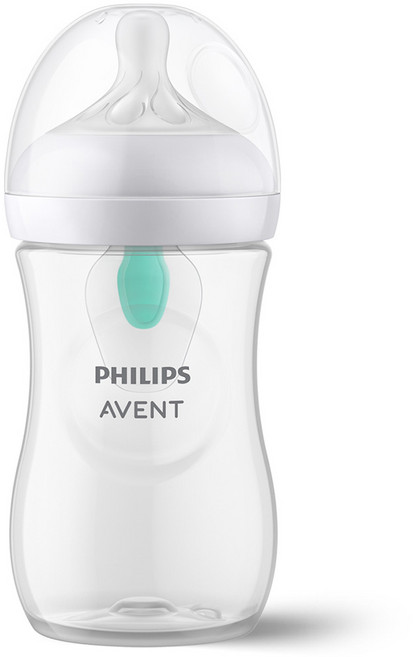 필립스아벤트 아기편한 젖병 SCY673/01 + 3단계 1m+ 젖꼭지, 투명, 260ml, 1개