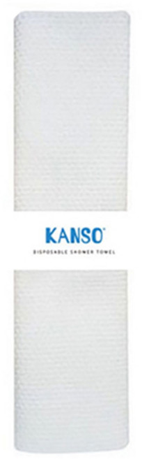 간소 더 도톰한 일회용 샤워타올, 화이트, 1개입, 50개