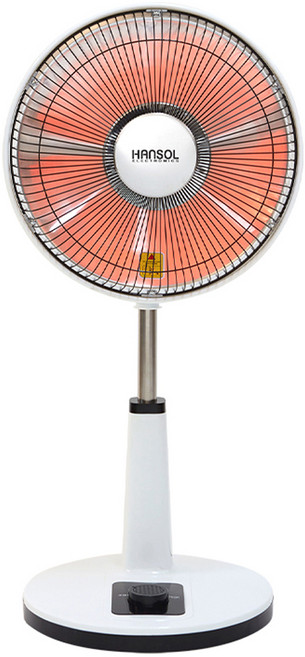 한솔일렉트로닉스 하이라이트 스탠드 전기히터 선풍기형, ECH-H2508SK