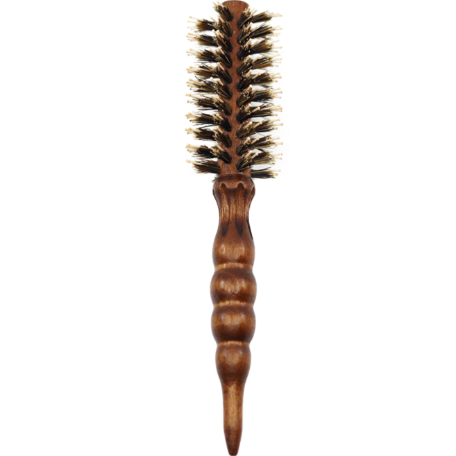 툴리프 미니 헤어 롤 브러시, 1개, 브라운