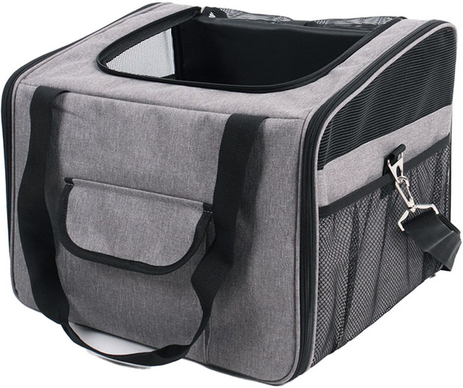 딩동펫 반려동물 무빙 세이프 카시트, 그레이, 1개