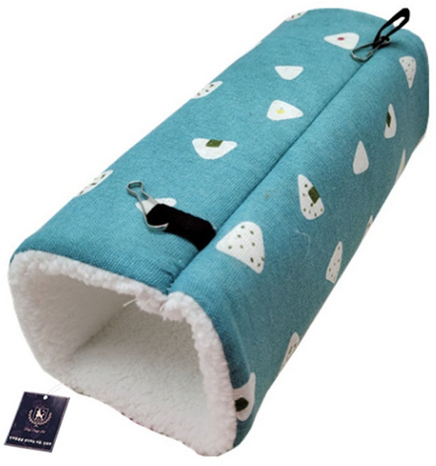 딩동펫 소동물 푹신 터널 하우스, 블루, 1개