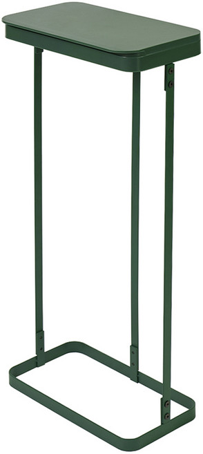 리본제이 레트로 가비지백 스탠드 슬림형 분리수거함, 그린