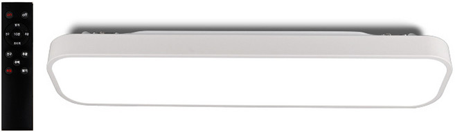 원하 뉴모션 주방 천장등 LED50W + 리모컨 세트, 화이트 + 주광색 + 전구색 + 주백색