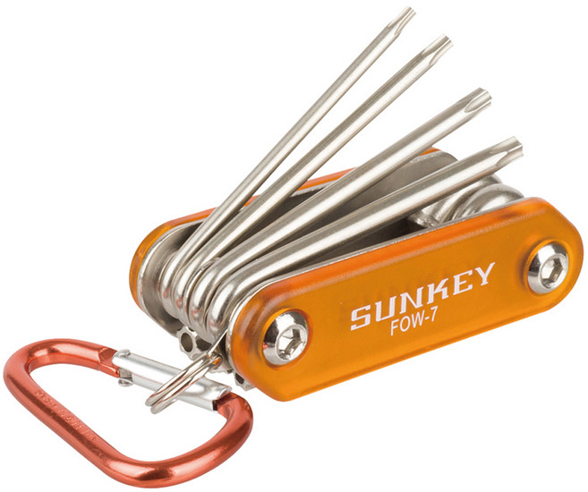 썬키 접이식 홀별렌치 7종 세트 T10~T40 FOW-7, 1세트