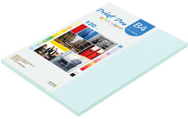 paperculture Print Pro 彩色影印紙 120g No.15 水藍色, 55個, B4