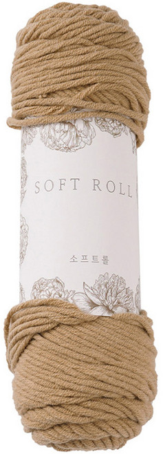 소프트롤 뜨개실 100g, 07 베이지, 1개