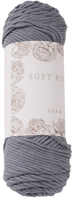 소프트롤 뜨개실 100g, 29 쿨그레이, 1개