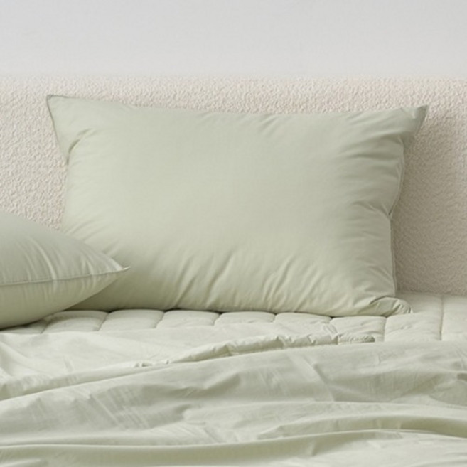 아망떼 수퍼코튼 60수 고밀도 면 2겹 베개커버