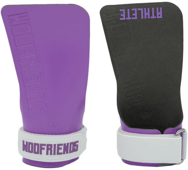 와드프렌즈 남성용 애슬릿그립PRO 크로스핏그립 헬스장갑 양손세트, 퍼플, 1세트