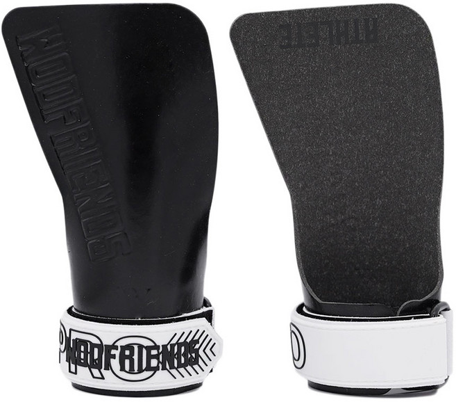 와드프렌즈 남성용 애슬릿그립PRO 크로스핏그립 헬스장갑 양손세트, 블랙, 1개