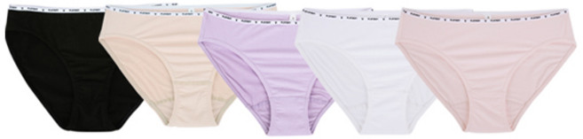 플레이보이 우먼 래빗 팬티 5종 세트