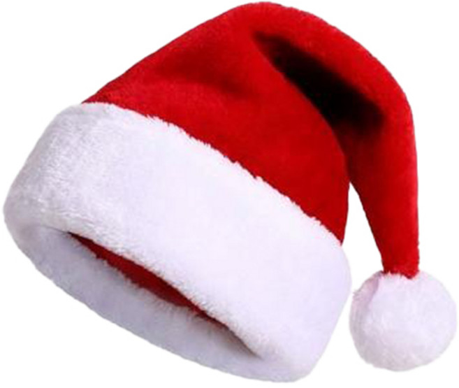 여성용 고급형 벨벳 크리스마스 산타모자