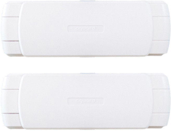 아가드 냉장고 안전 잠금 장치, 2개, 화이트