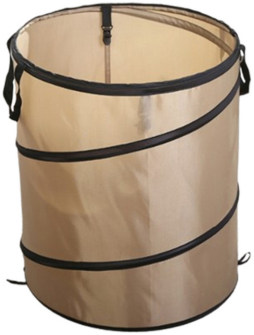 하이퍼플래닛 대용량 아웃도어 캠핑 팝업 쓰레기통 대형, 베이지, 1개
