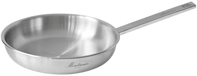 몬트렉스 한일스텐레스 인덕션 316 통 5중 스텐 프라이팬, 24cm, 1개