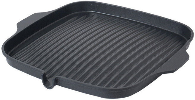 키친아트 코지 메가코팅 사각 구이판, 1개, 33cm