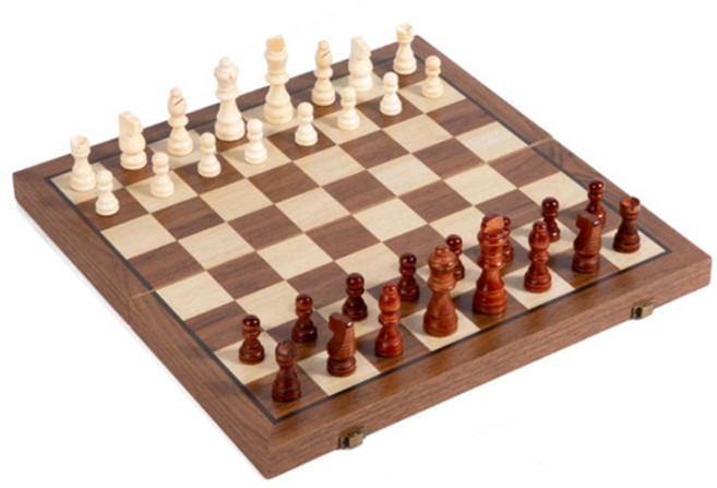 나이그로신 내구성좋은 체스 세트, 브라운, 1세트