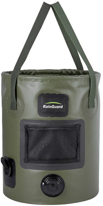 언헤브 설거지 접이식 캠핑 방수 가방, 09 그린