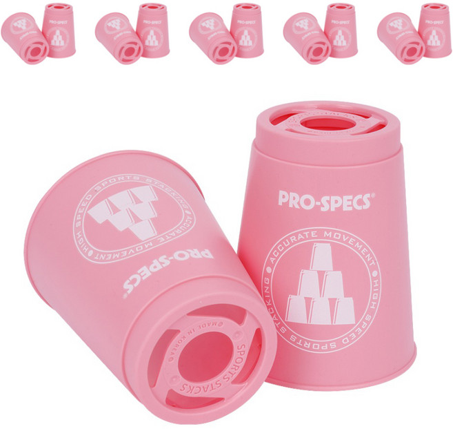 프로스펙스 스포츠 스태킹 컵, 핑크, 12개