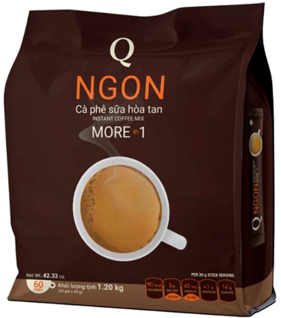 베트남 응온 인스턴트 커피믹스 모어 인 원, 1개, 60개입, 20g