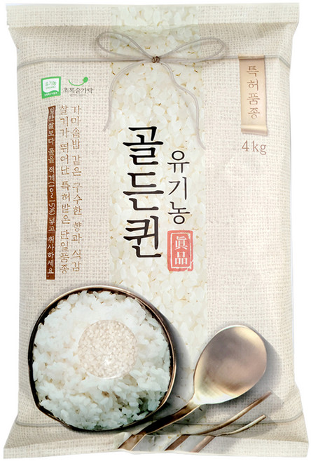 초록숟가락 골든퀸 백미 상등급, 4kg, 1개, 상