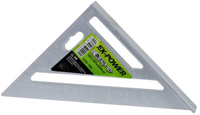 이엑스파워 삼각 멀티각도자 180mm ERS-180, 1개