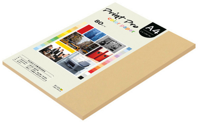 종이문화 프린트 프로 얇은 칼라복사지 No 4 버프 80g, 62개