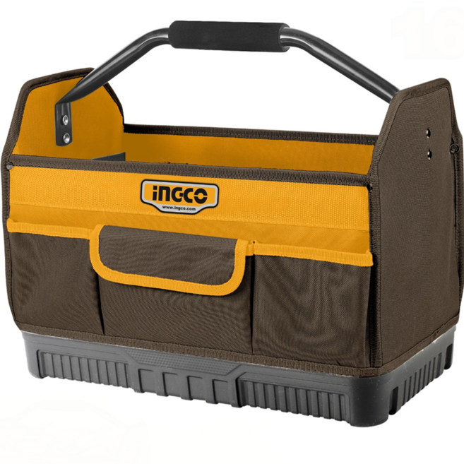 INGCO 7포켓 휴대용 다용도 오픈형 공구가방 HTBGL04, 1개