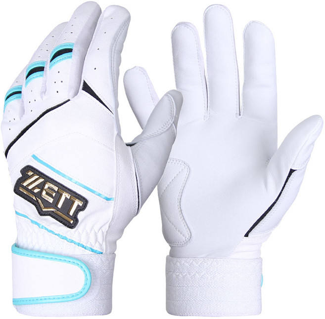 ZETT 打擊手套 雙手用 BGK-341, 白色 + 白色, 1套