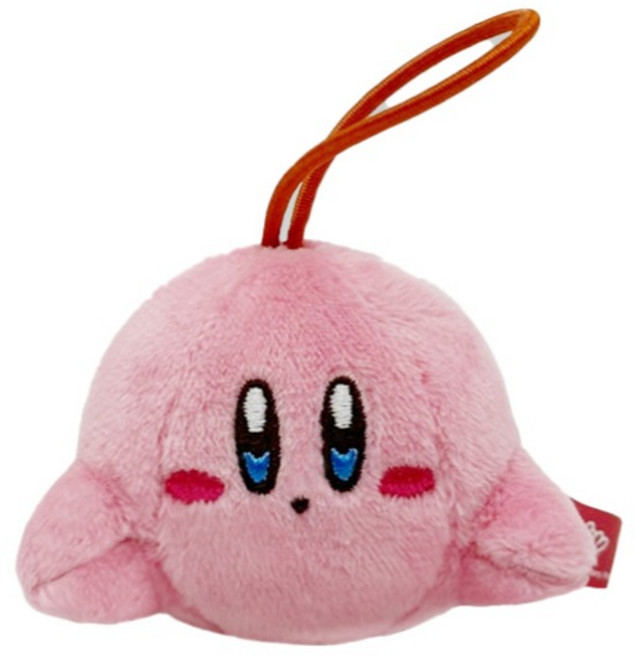 星之卡比 Puchi MC 絨毛娃娃 包包吊飾 趴姿, 5cm, 1個, 混合顏色