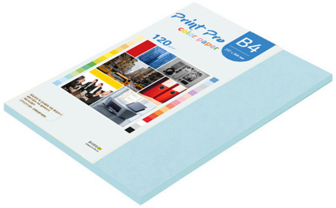 paperculture Print Pro 彩色影印紙 No 16 天空藍 120g, B4, 55張