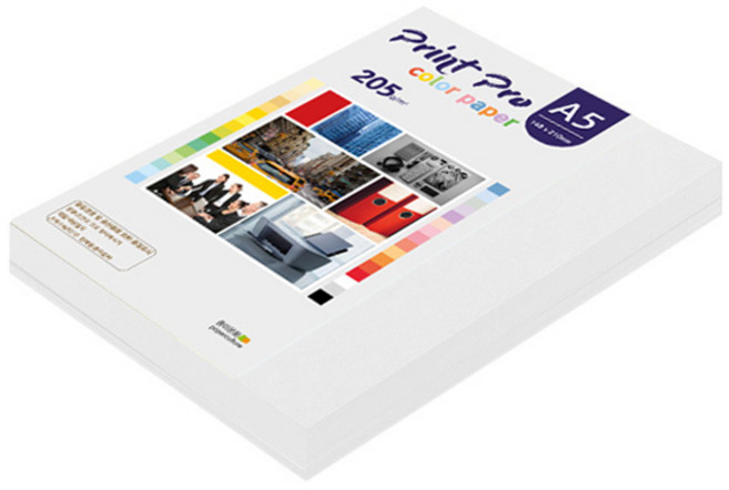 종이문화 프린트프로 두꺼운 칼라 복사지 No 30 스노우화이트 205g, A5, 100개