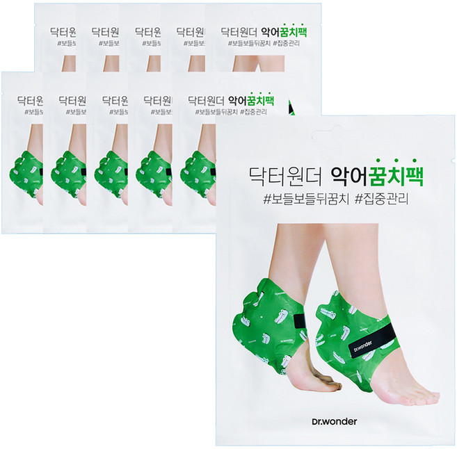 닥터원더 악어 꿈치팩, 9g, 10개, 1개입