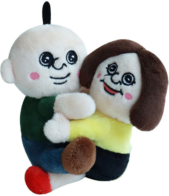 many A little Bbangbbangyi的日常生活 Okji 搖擺娃娃, 10cm, 1個, 混合色