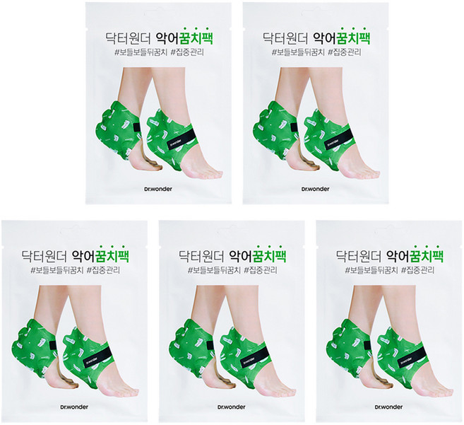 닥터원더 악어 꿈치팩, 9g, 5개, 1개입