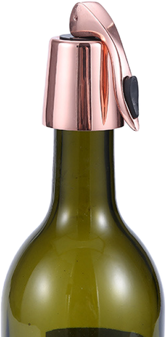 리빙온 스텐레스 와인 진공 마개, 로즈핑크, 1개