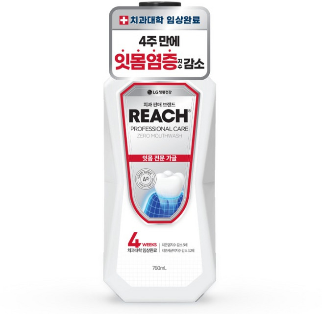리치 프로페셔널 잇몸 전문 제로 구강청결제, 760ml, 1개