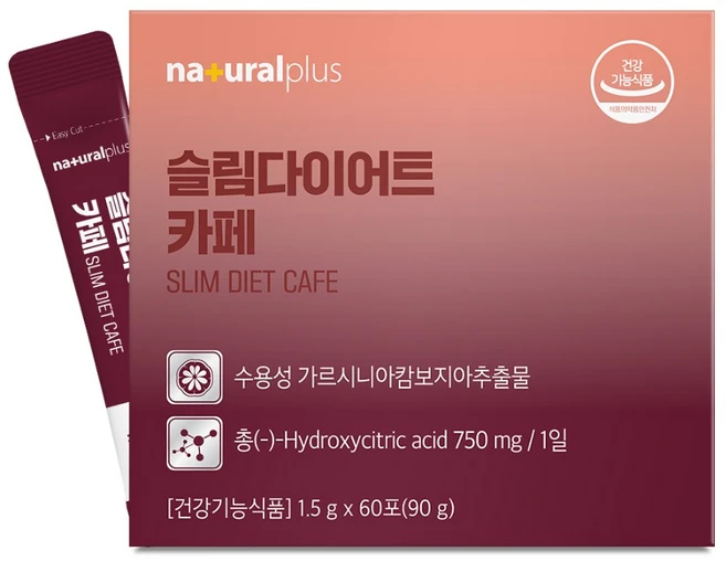 내츄럴플러스 슬림다이어트 60p, 90g, 1개 - 쿠팡
