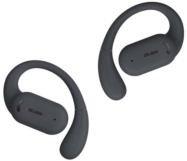 젤센 오픈 블루투스 무선 이어폰, 젤팟 액티브 에어 ZE-3000A, 다크그레이