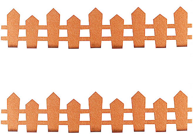 유니아트 울타리 펠트, 갈색, 2개