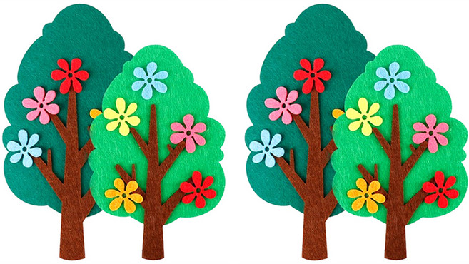 유니아트 펠트 양나무 신형 2종 세트, 혼합색상, 2세트